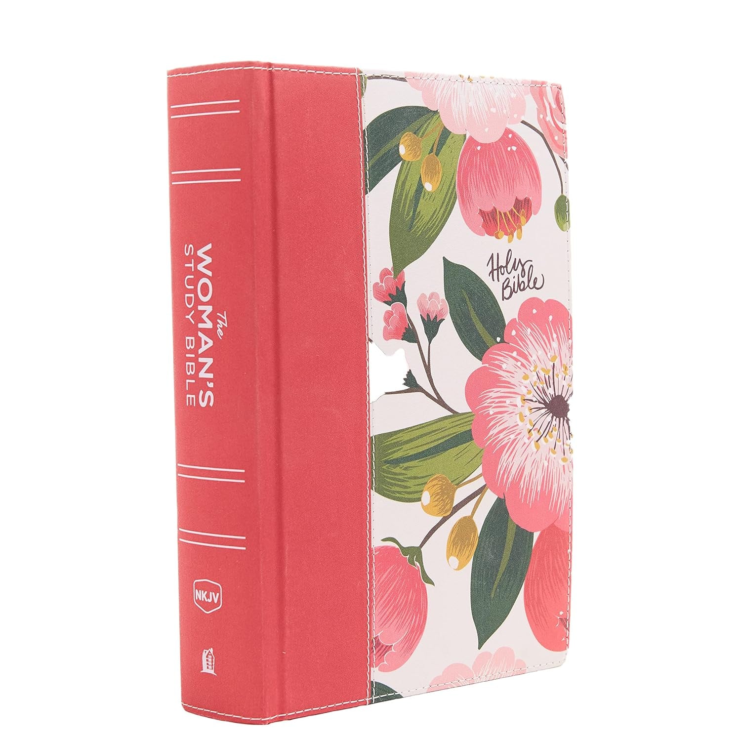 NKJV, the Woman'S Study Bible, Cloth over Board, Pink Floral, Red Letter, Full-Color Edition: Receiving God'S Truth for Balance, Hope, and Transformation